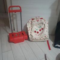 Zaino scuola con trolley