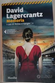 Libro "MEMORIA" Autore David Lagercrantz