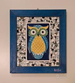 Quadretto in ceramica "GUFETTO"