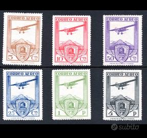 Spagna 1930 - Posta Aerea Serie Completa Michel 45