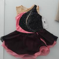 Body da pattinaggio / danza bambina taglia 7-8 ann