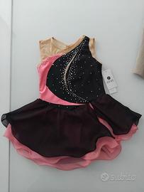 Body da pattinaggio / danza bambina taglia 7-8 ann