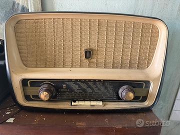Radio d’epoca Minerva “Tonale” a valvole vintage