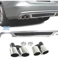 DIFFUSORE AUDI A4 B8 SEDAN AVANT 07-11 LOOK S LINE