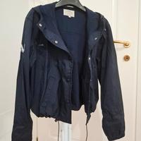 Giubbino blu con cappuccio originale Armani Jeans 