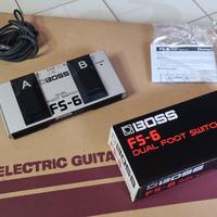 Pedale switch BOSS FS-6 per ampli o effetti