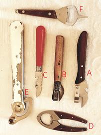 Apriscatole e bottiglie, Vecchi e Vintage 6 pezzi
