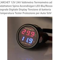 MISURATORE DI TEMPERATURA INTERNA AUTO E  STATO BA