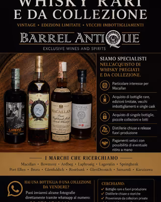 Macallan Vintage Ritiro anni 50-90