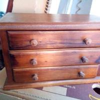 MINI CASSETTIERA IN LEGNO