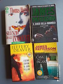 SET 4 romanzi gialli / Thriller vintage TASCABILI