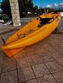 kayak da pesca a pedali hobie 