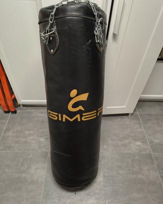 sacco boxe + gancio da parete