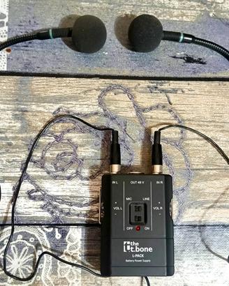 Radiomicrofoni AKG  416 +Alimentatore 
