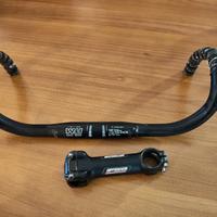 Manubrio completo bici da corsa usato