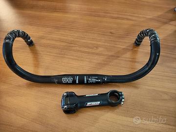 Manubrio completo bici da corsa usato