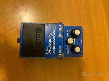 BOSS CS2 vintage compressor chitarra