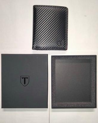 Portafoglio Teehon ecopelle fibra di carbonio
