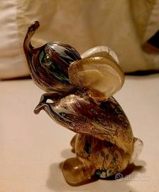 elefante in vetro veneziano