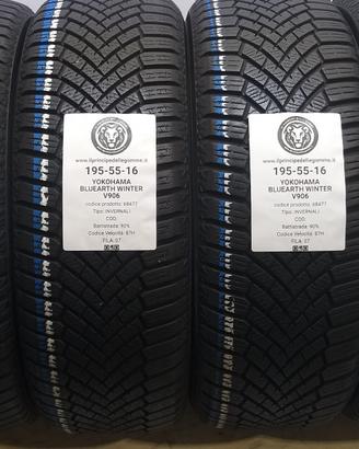 4 GOMME 195 55 16 YOKOHAMA A68477