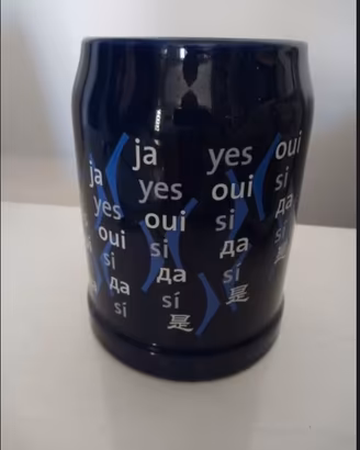 Tazza Mug "YES" plurilingue