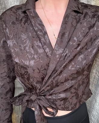 Giacca blazer a portafoglio