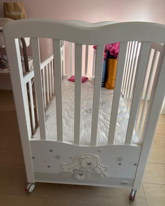 Foppapedretti Lettino Luna bimbo bianco/grigio con