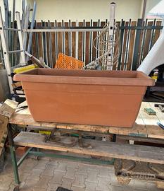 Vaso piante rettangolare da 100 senza sottovaso