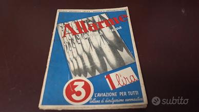 Allarme l'Offesa Aerea 1939 WW2 Aerei Velivoli