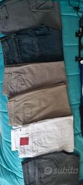 6 pantaloni/jeans vari modelli 