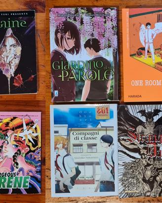 manga in INGLESE e UNICI italiani autoconclusivi