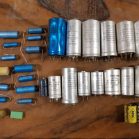 Condensatori carta olio, vintage, elettronica