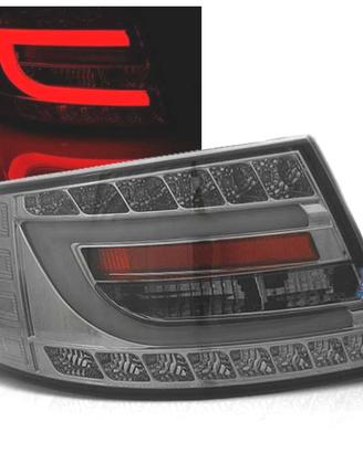 FANALI PER AUDI A6 C6 SEDAN 04-08 FUMÈ LED 7PIN