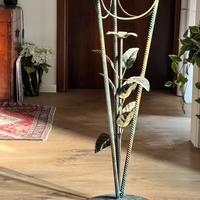 Coloninna/tavolino/porta piante/ in ferro battuto