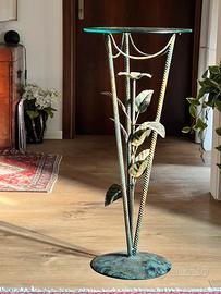 Coloninna/tavolino/porta piante/ in ferro battuto