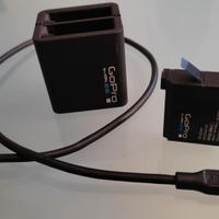 Caricabatterie doppio originale GoPro+1 batteria