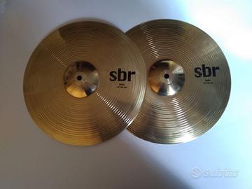 Charleston hi-hat Sabian SBR hats 14" usato