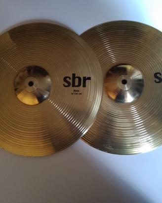 Charleston hi-hat Sabian SBR hats 14" usato