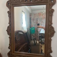 Specchio Vintage con Cornice Intagliata