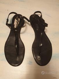 Sandali vernice nera