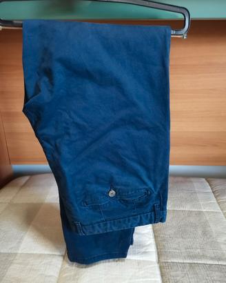 PANTALONE BLU UOMO ALCOTT TAGLIA 52 SKINNY FIT