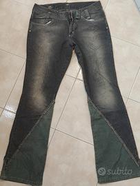 Jeans Lee Denim black and green trouser Vintage