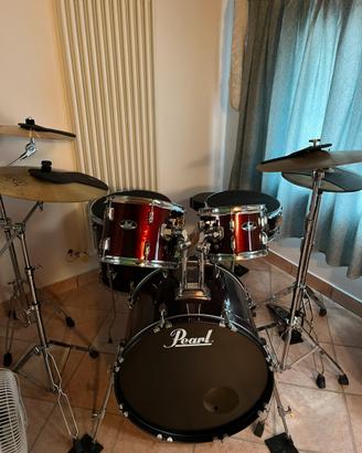 Batteria Pearl Roadshow Red Wine