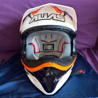 Casco moto Alias F177 arancio