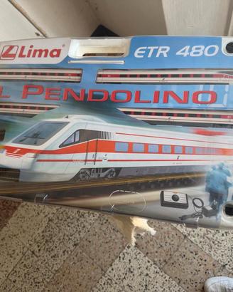 Trenino elettrico Lima ETR 480 Pendolino completo