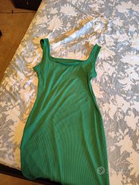 Abito lungo estivo midi senza maniche 