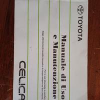 libretto uso e manutenzione Toyota Celica