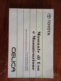 libretto uso e manutenzione Toyota Celica