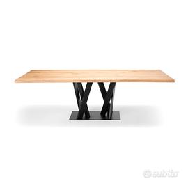 Tavolo Tree Piano in Rovere Massello rovinato