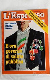 Rivista settimanale L'espresso 1976 